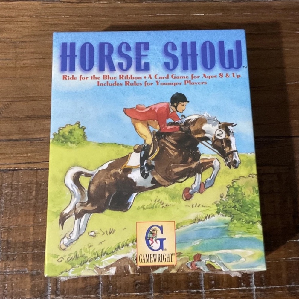 Horse Show Card Game - Gamewright - Brand New, Sealed Out of Print